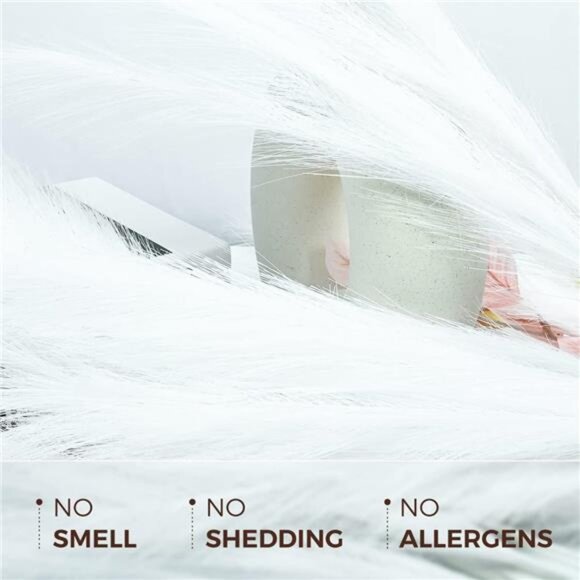 12PCS Faux Pampas Grass White 24Inch Valentine's Day Gift Small Artificial Grass - Picture 5 of 7